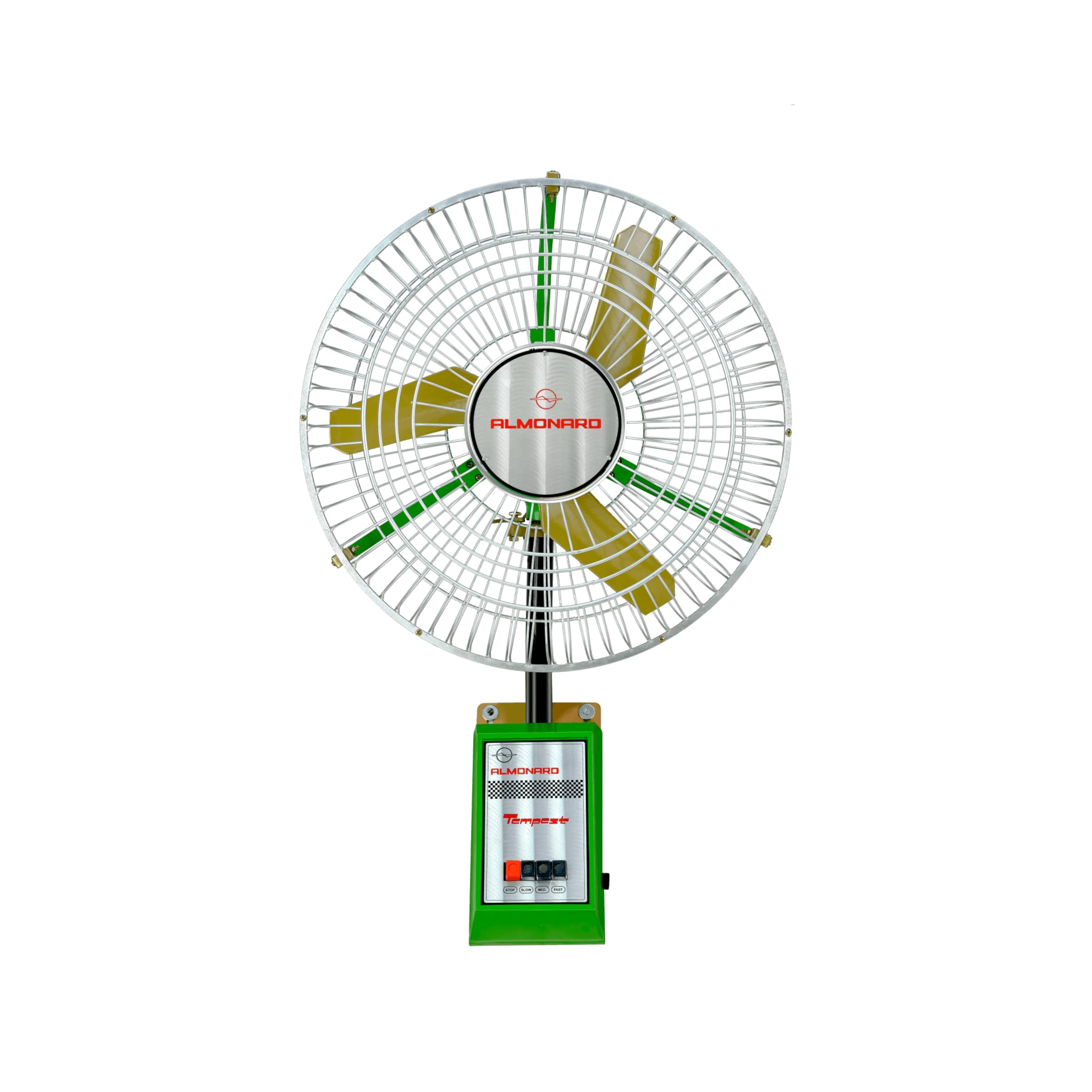 Almonard Wall Mounting Air Circulator | 450mm Industrial Wall Fan | 150 m³/min Air Delivery | High Speed Motor (1440 RPM) | Aluminium Alloy Blade | Double Ball Bearing Motor | 1 Year Warranty (Green)-image-43