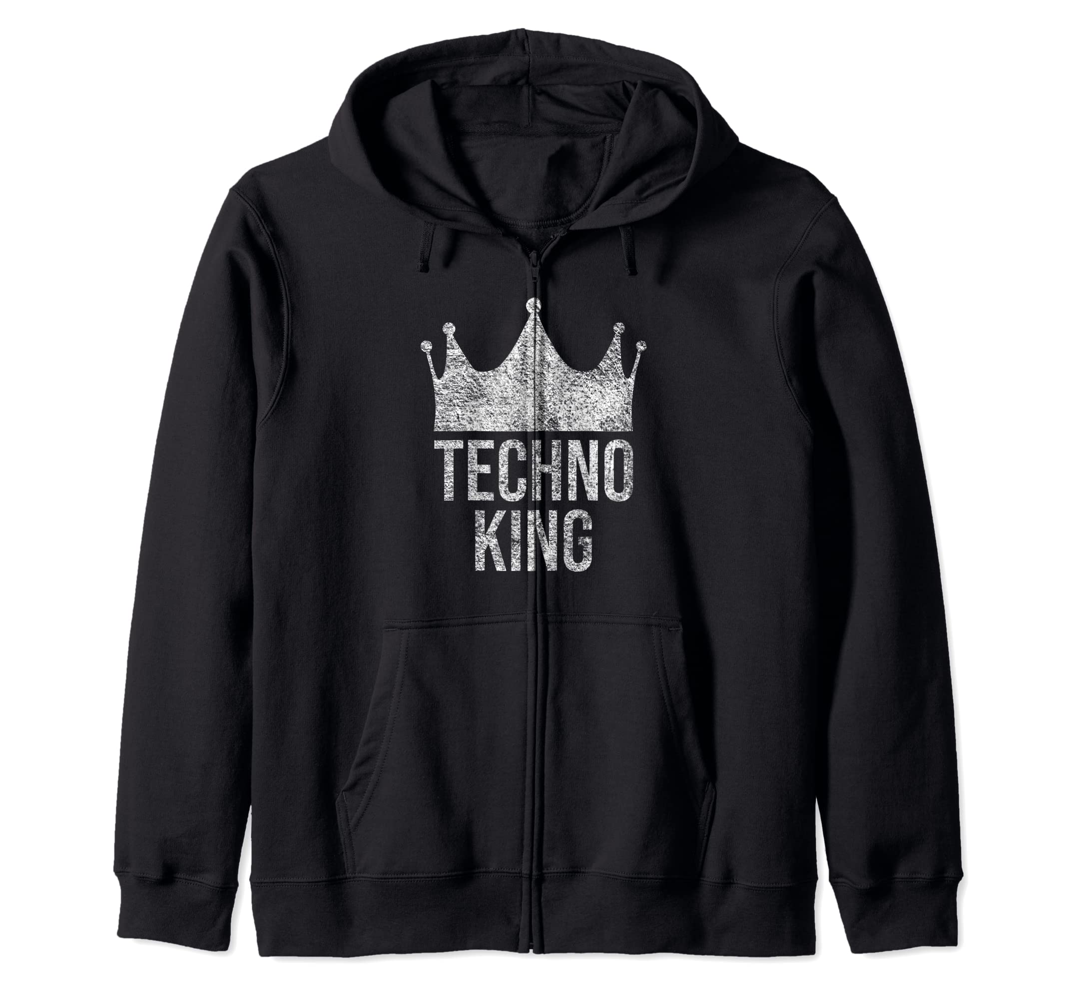 TECHNO KING TECHNOKING ROYAL MAJESTIC TECH CROWN Zip Hoodie