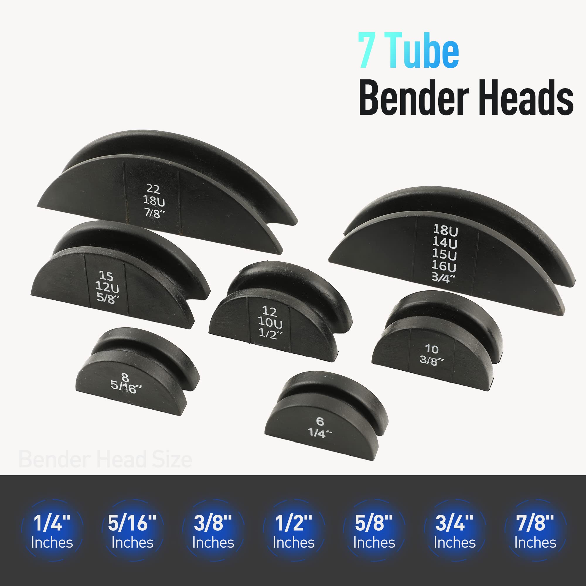 Amazon.co.jp: Wisscool チューブベンダーキット 1/4インチ-7/8インチ