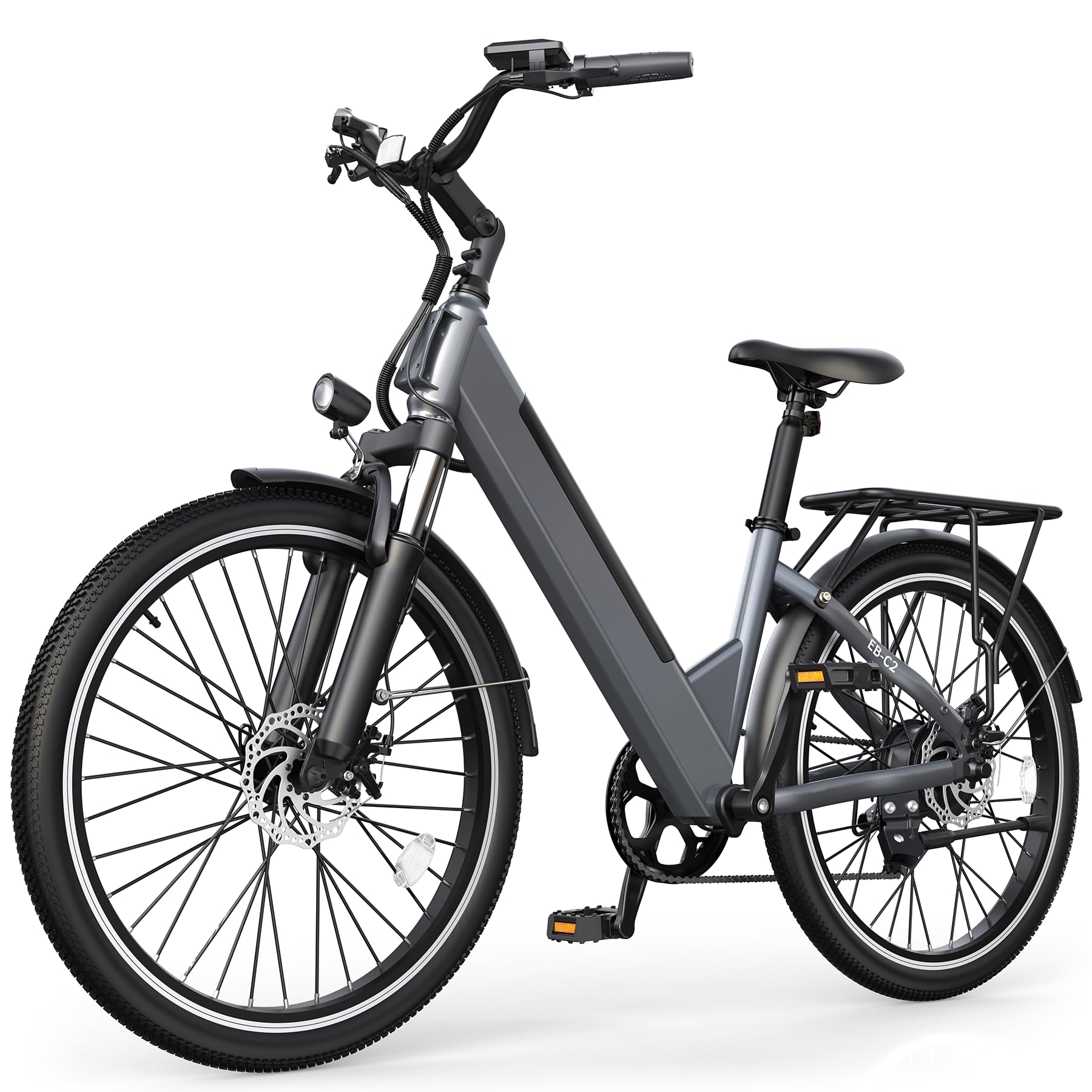 Electric Bike for Adults,26" Step-Thru EBike with 1000W Peak Motor,50 Miles Adult Electric Bicycles with 48V Internal Removable Battery, Adjustable Stem,7 Speed,UL 2849 Certified