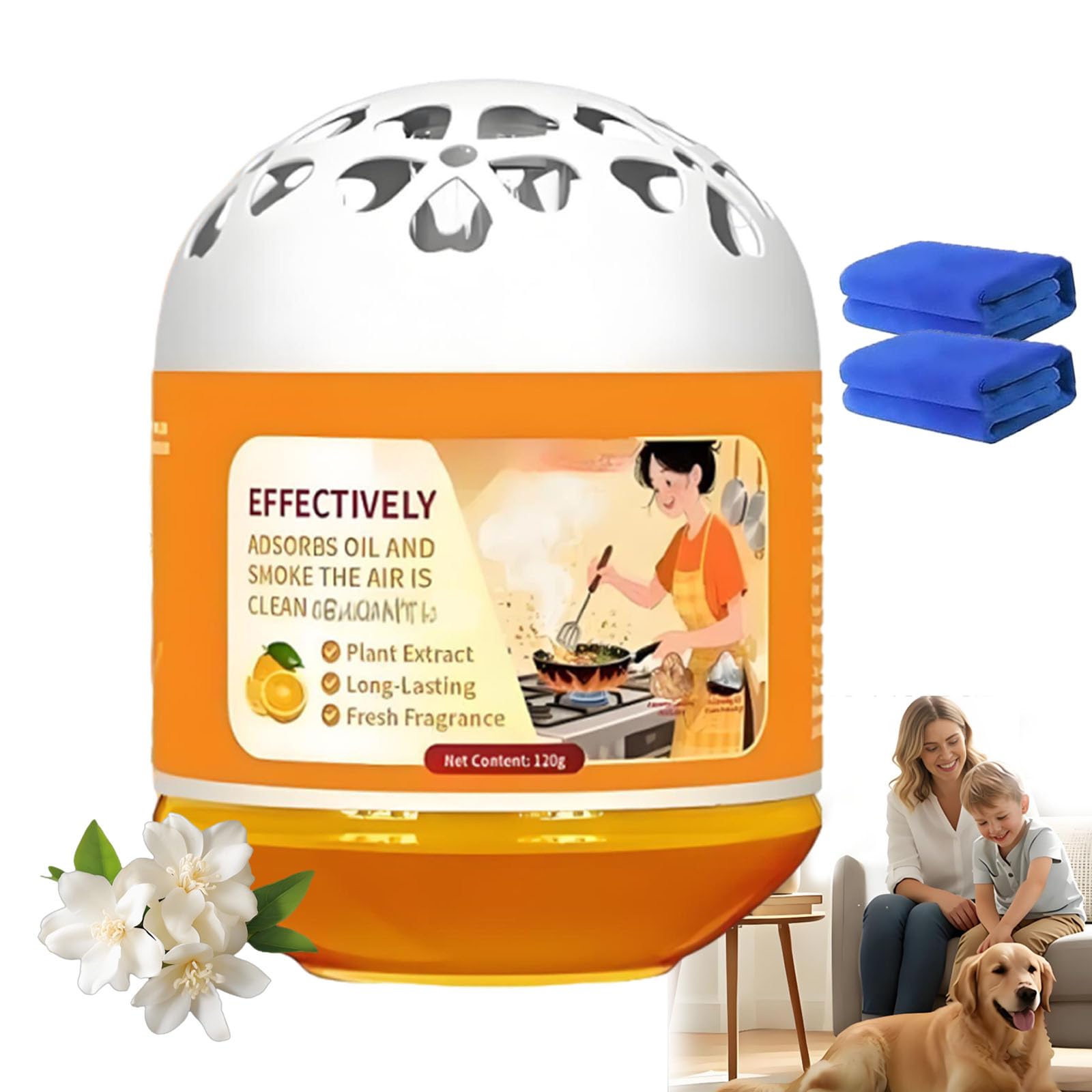 Indoor Air Purification Dust Removal Magic Box 120g Multi Functional Air Magic Box Dust Cleaner Household Automatic Dust