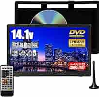 【美品】DVDプレーヤー搭載14インチ フルセグ ポータブルテレビ OT-TVD14TE DVDプレーヤー搭載14インチ フルセグポータブル