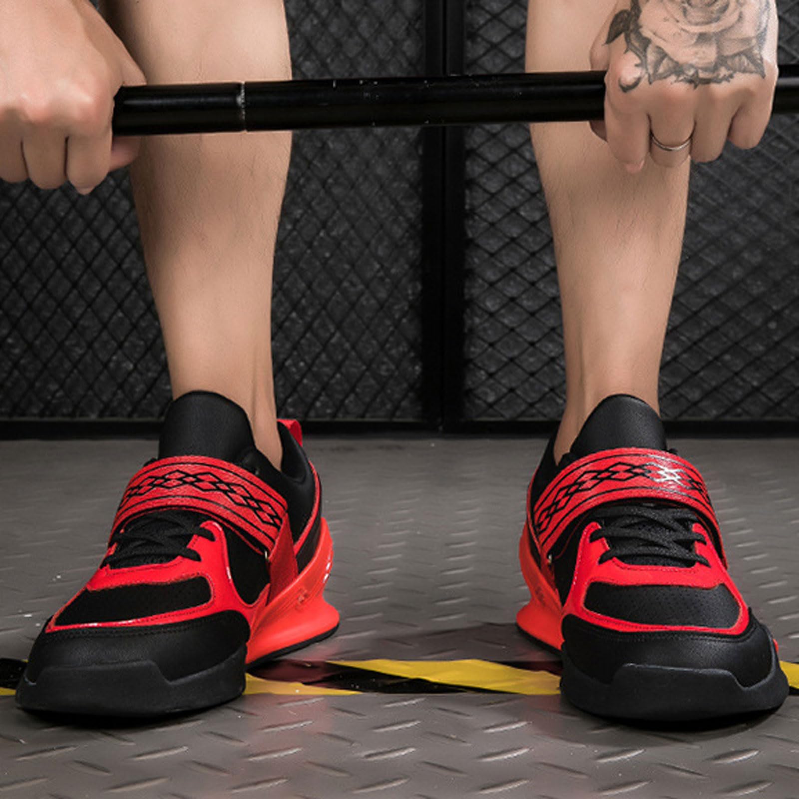 Scarpe Powerlifting,Scarpe da Sollevamento,Scarpe da Sollevamento Pesi,Scarpe da Sollevamento Pesi per Uomo E Donna,Scarpe Powerlifting Uomo,Traspiranti,Comode,per Powerlifting