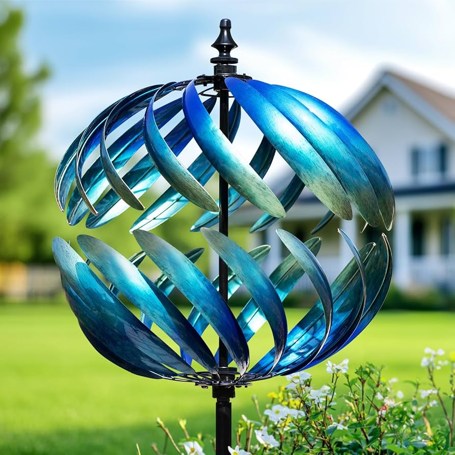 Amazon.com: LimeHill Wind Spinner for Yard and Garden