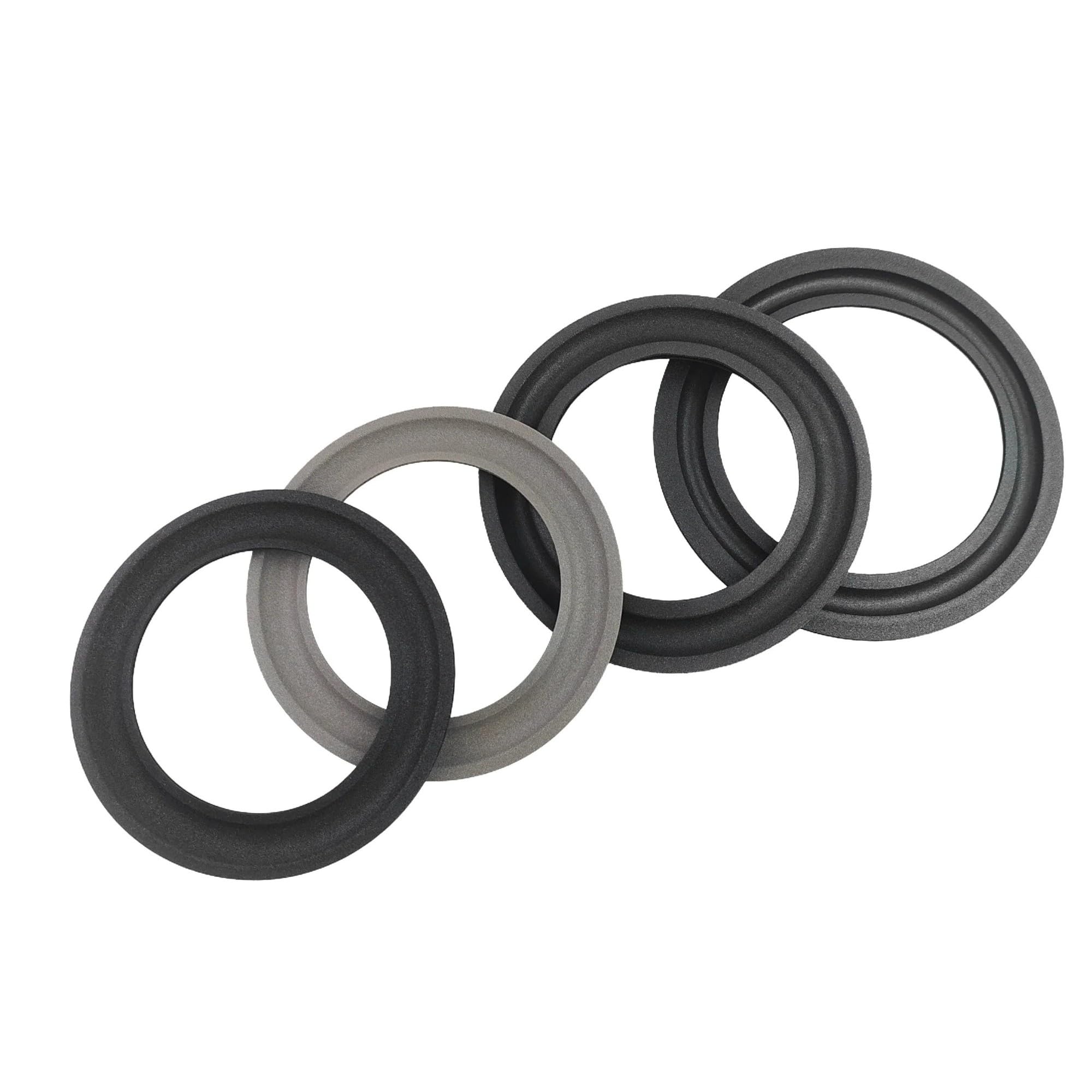 Lato della sospensione surround del woofer con bordo in schiuma
