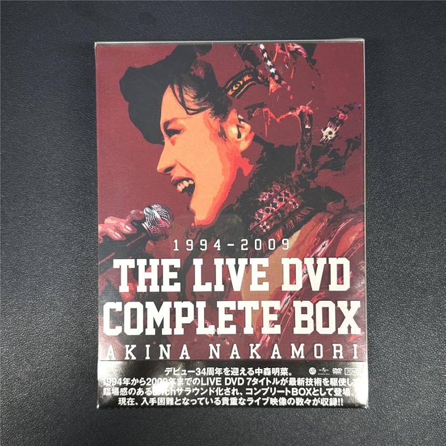 Amazon.co.jp: 中森明菜 THE LIVE DVD COMPLETE BOX DVD : おもちゃ