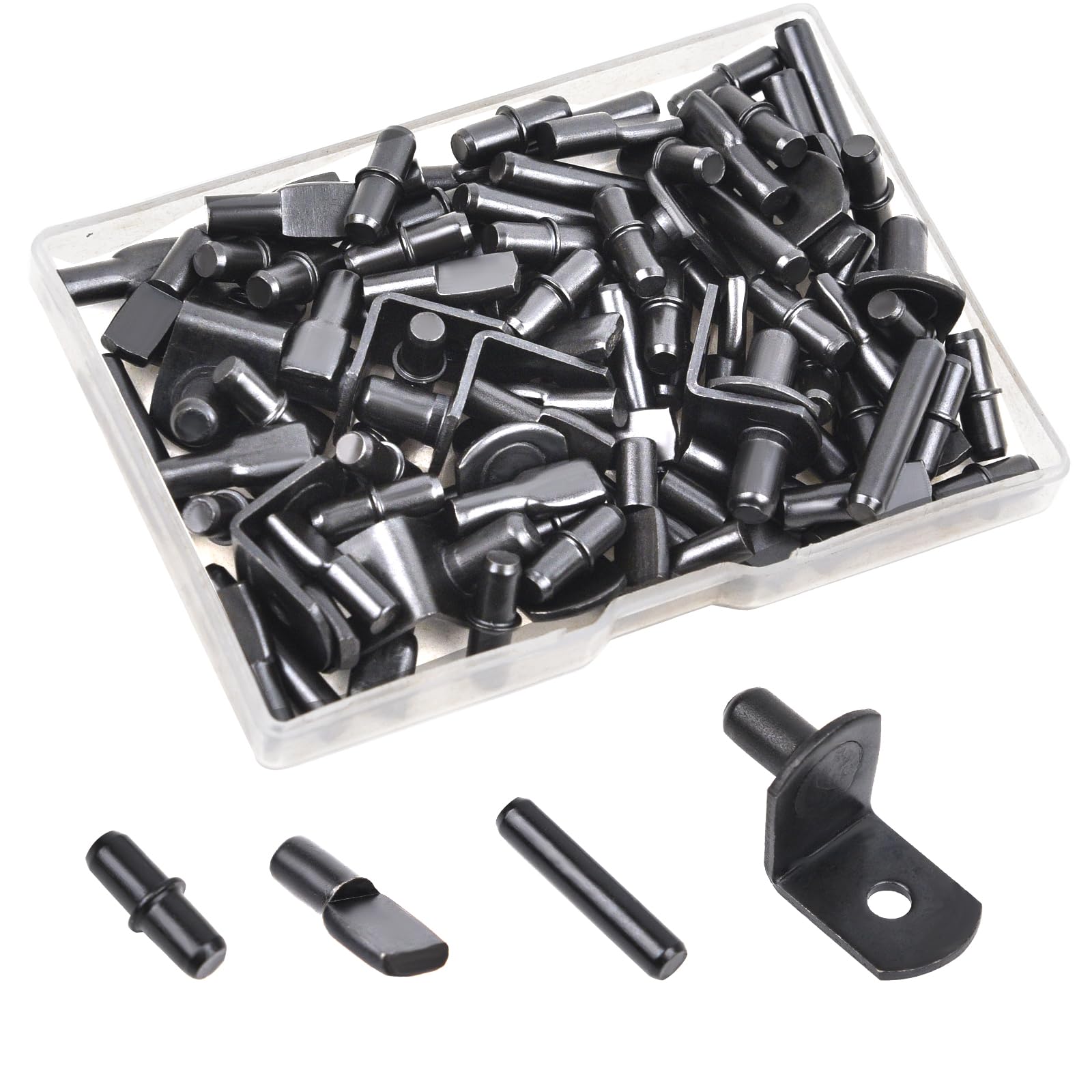 WISSXNA 100Pcs Shelf Pegs - shelf brackets and supports | Mubboo