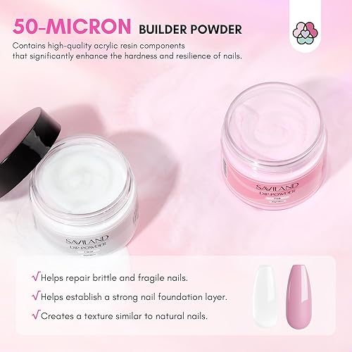 Miniatura 4 de Saviland Kit de reparación de uñas de 2.12 oz para uñas dañadas rotas 3 minutos de secado al aire, rápido y fácil, reparación instantánea de uñas