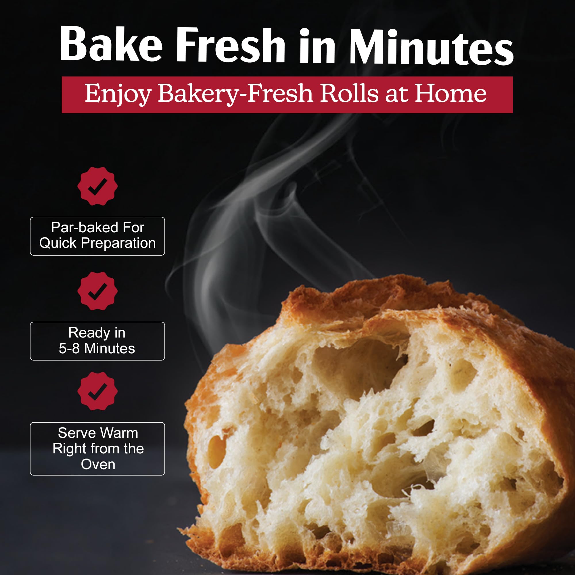 La Brea Dinner Rolls French Take Bake 6 Count 12 Ounce — view 4