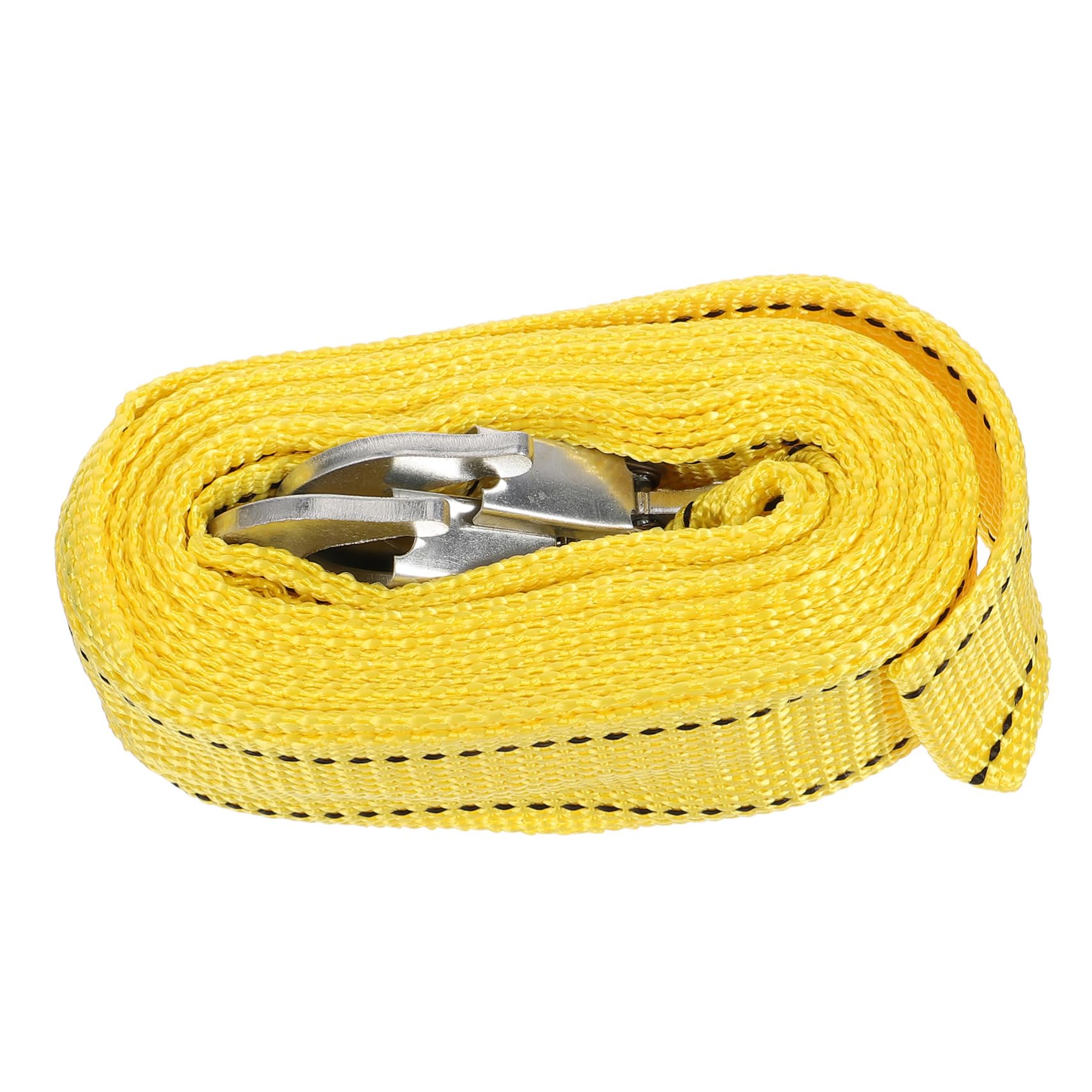 Mikinona Heavy Duty Car Tow Strap with Hook Capacity Towing Rope for Trucks Trailers and Rvs Durable Emergency Towing for Outdoor Use