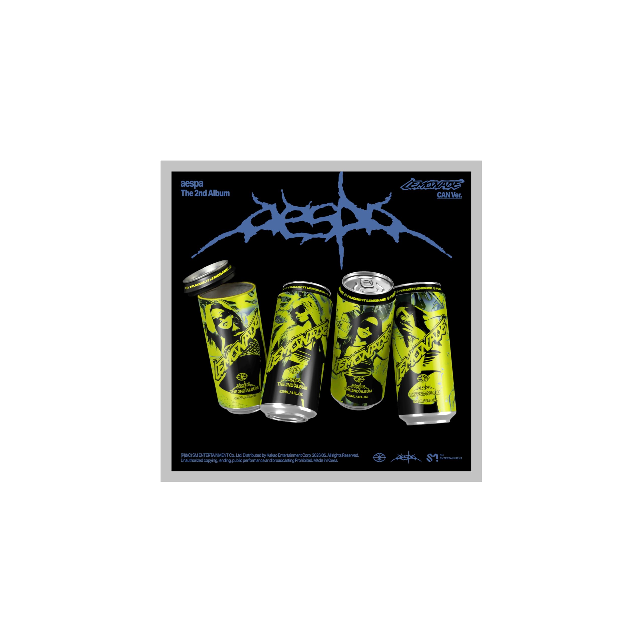 Amazon.co.jp: (缶ランダムバージョン)aespa LEMONADE 2nd Album with