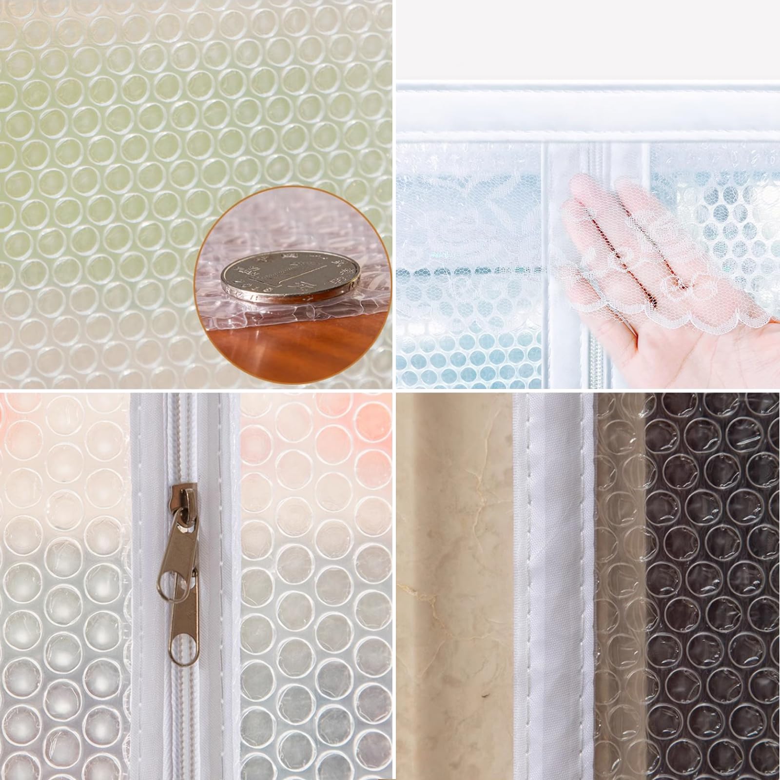 Kit Isolante Per Finestre | Pellicola Termica Trasparente | 120x140 Cm - Foto 13