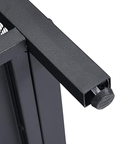 Miniatura 5 de Gabinete industrial de barra de vino con estante de vino para licor y vasos armario de almacenamiento de madera y metal armario de bufé de piso