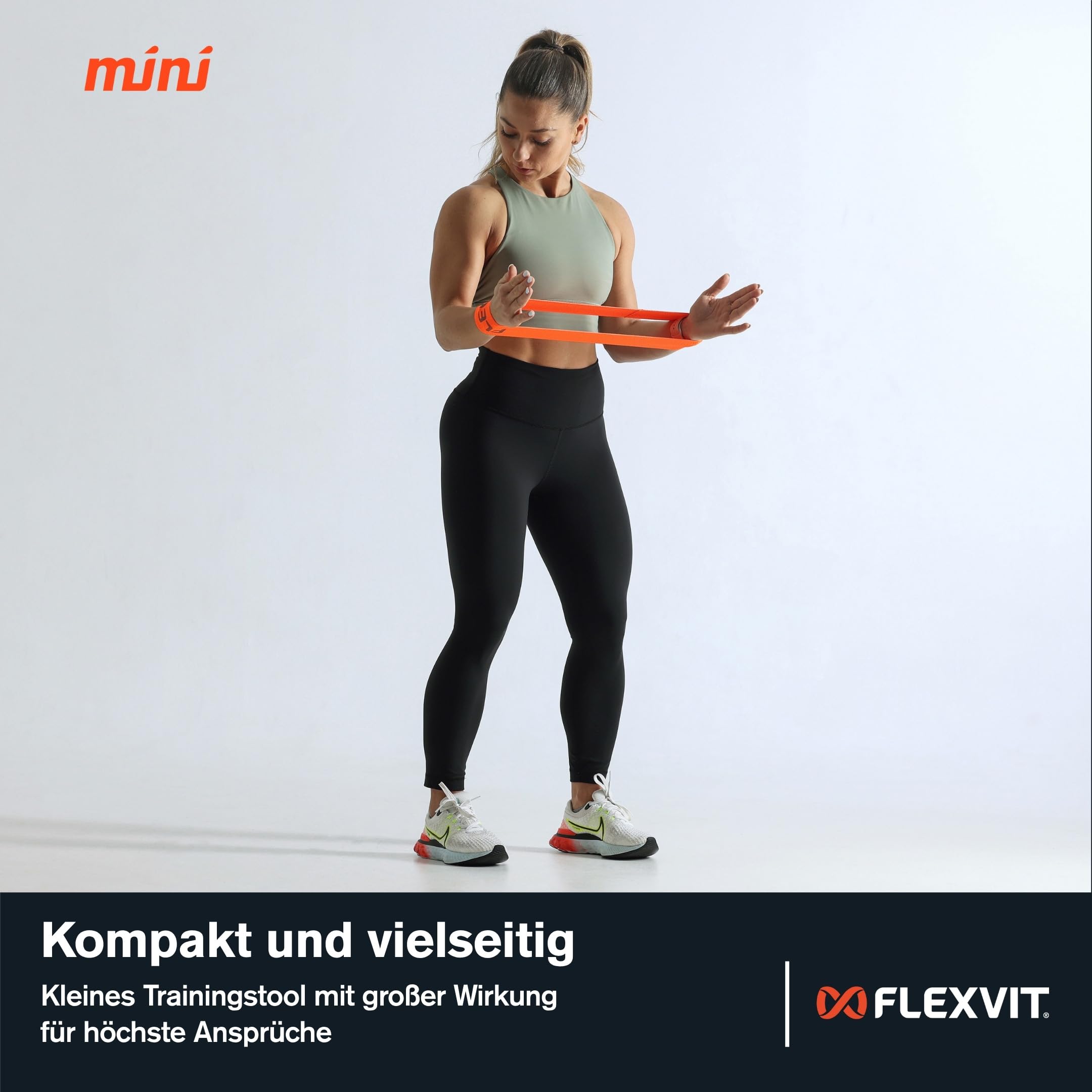 FLEXVIT Mini 10er Set – Widerstandsbänder für Mannschaften, Gruppen, Athletiktraining, Schule & Verein | Robuste, waschbare & vielseitige Sportbänder | Bänder in 6 Widerstandsstufen | Made in Germany