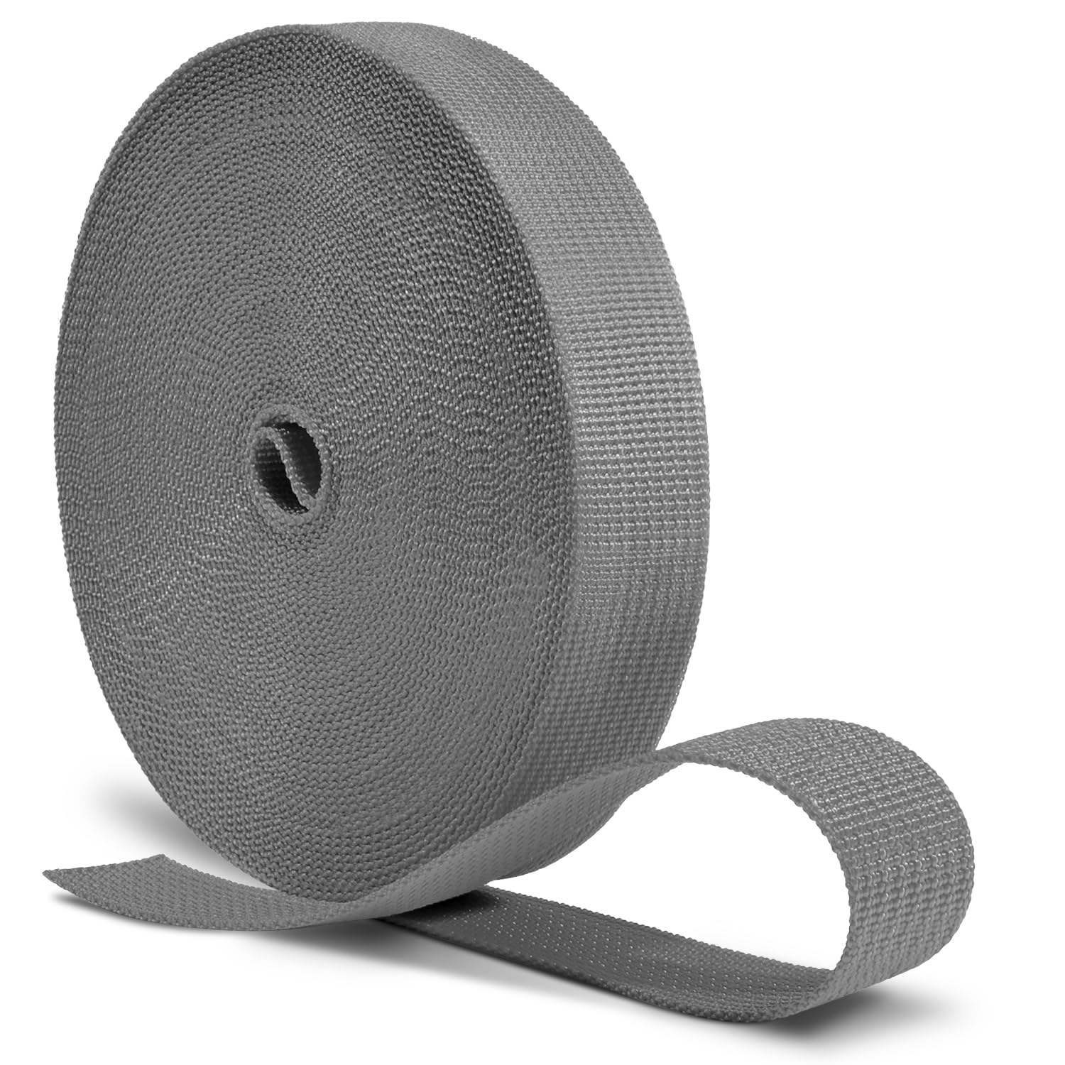 CooBigo 12 Yards Webbing 3/4" &amp; 1" &amp; 1.5" &amp; 2" Polypropylene Webbing Strap 3/4 Inch 1 Inch 1.5 Inch 2 Inch Wide Webbing Strapping for Bags/Lawn Chair/Pool Solar Cover DIY Crafting