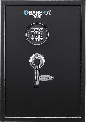 Miniatura 7 de Barska Caja de seguridad de acero con teclado digital para el hogar y la oficina con cerrojos - 1.45 pies cúbicos Deluxe