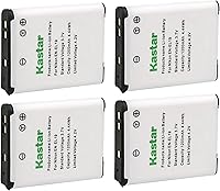 Vista 1 de Kastar Paquete de 4 baterías de repuesto para Nikon EN-EL19 MH-66 Coolpix S3200 S3300 S3400 S3500 S3600 S3700 S4100 S4200 S4300 S4400 S5200 S5300