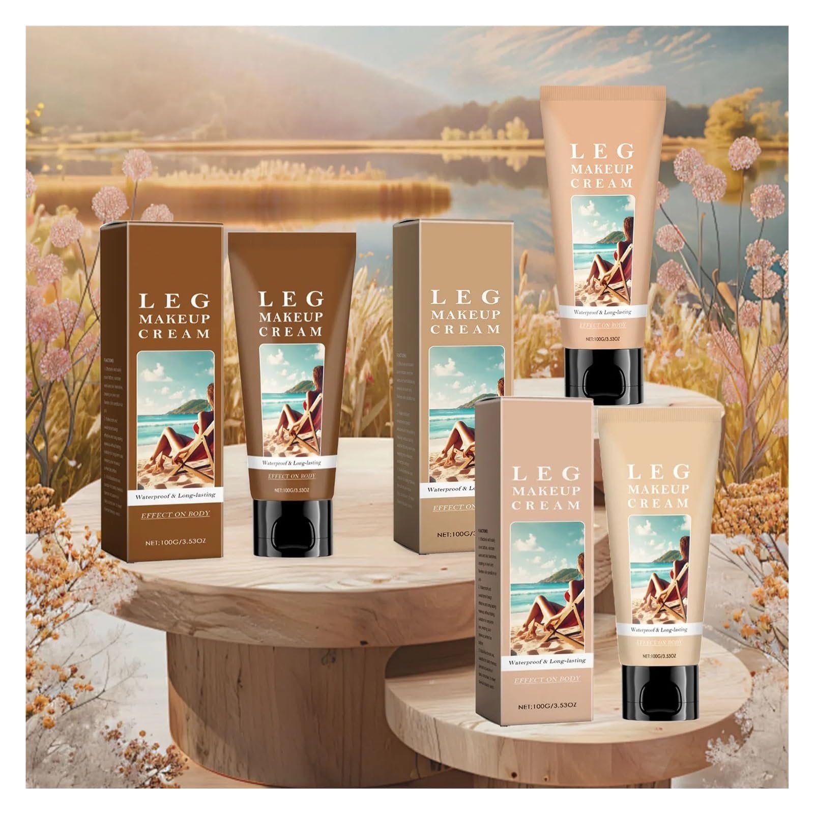 leg concealer Leg Makeup Body Lotion Langlebiger Wasserfester Anti-Transfer-Concealer