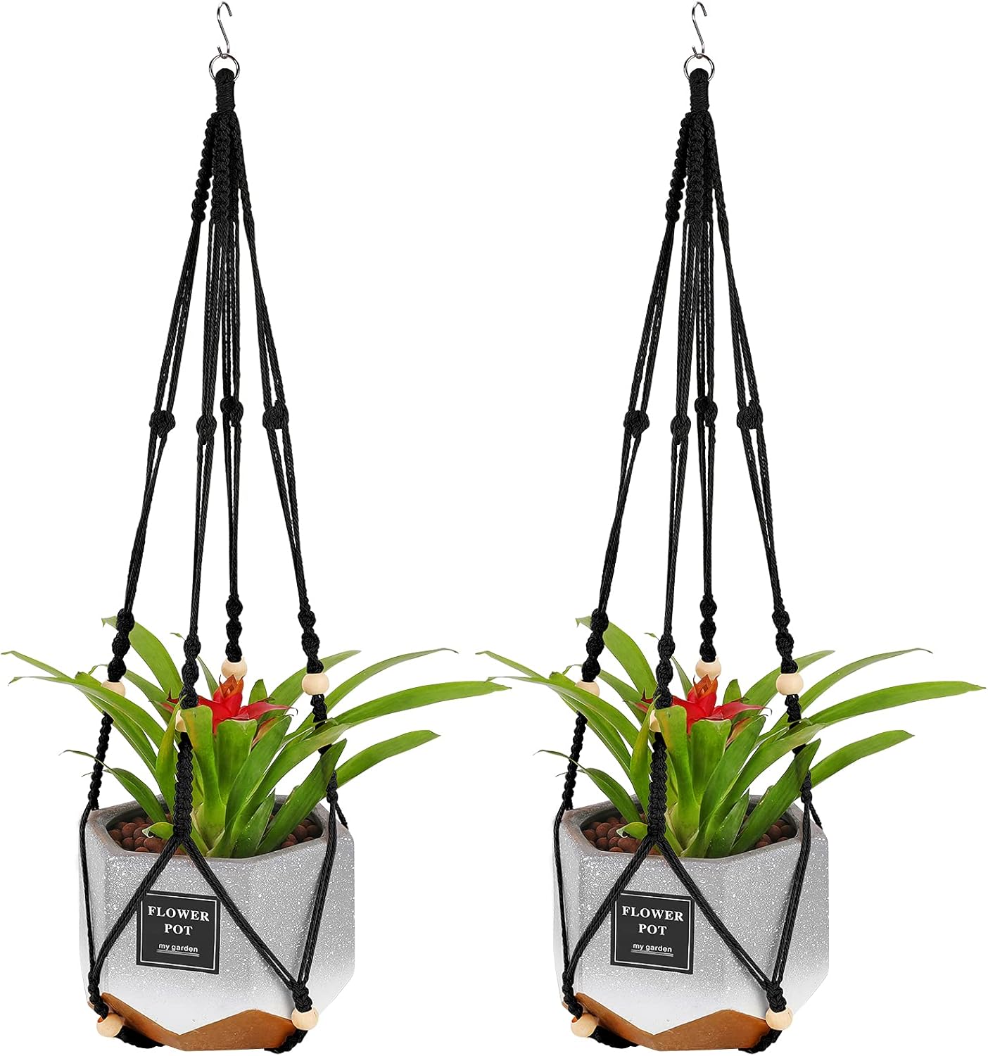 Beclumas Hanging Planters Indoor and Outdoor Decor Hanging