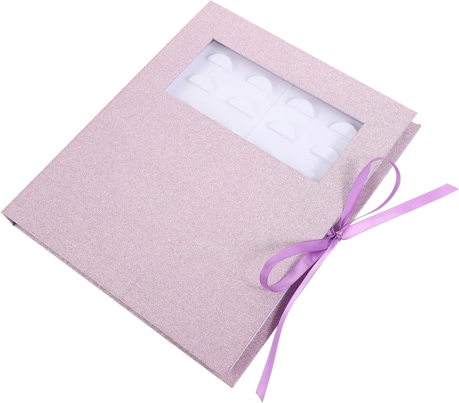 1pc Eyelash Box Eyelash Holder Case Eyelash Organizer and Storage Eyelash Book False Eyelash Case Eyelash Case Holder E Eyelashes Lash Mascara Display Box Paper Artificial Work