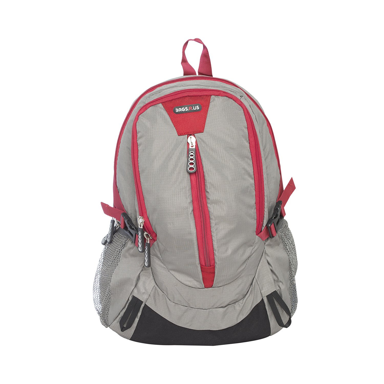 BagsRus BP111FGR Unisex Fashion Backpack - Polyester, Grey