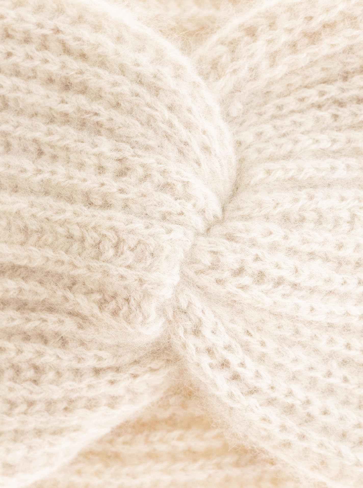 Zwillingsherz Rippen Stirnband aus 100% Kaschmir - Hochwertiges Grobstrick Kopfband Uni Design für Damen Frauen - Wolle - Ohrenschutz Haarband - Sport Freizeit warm weich - Frühjahr Herbst Winter