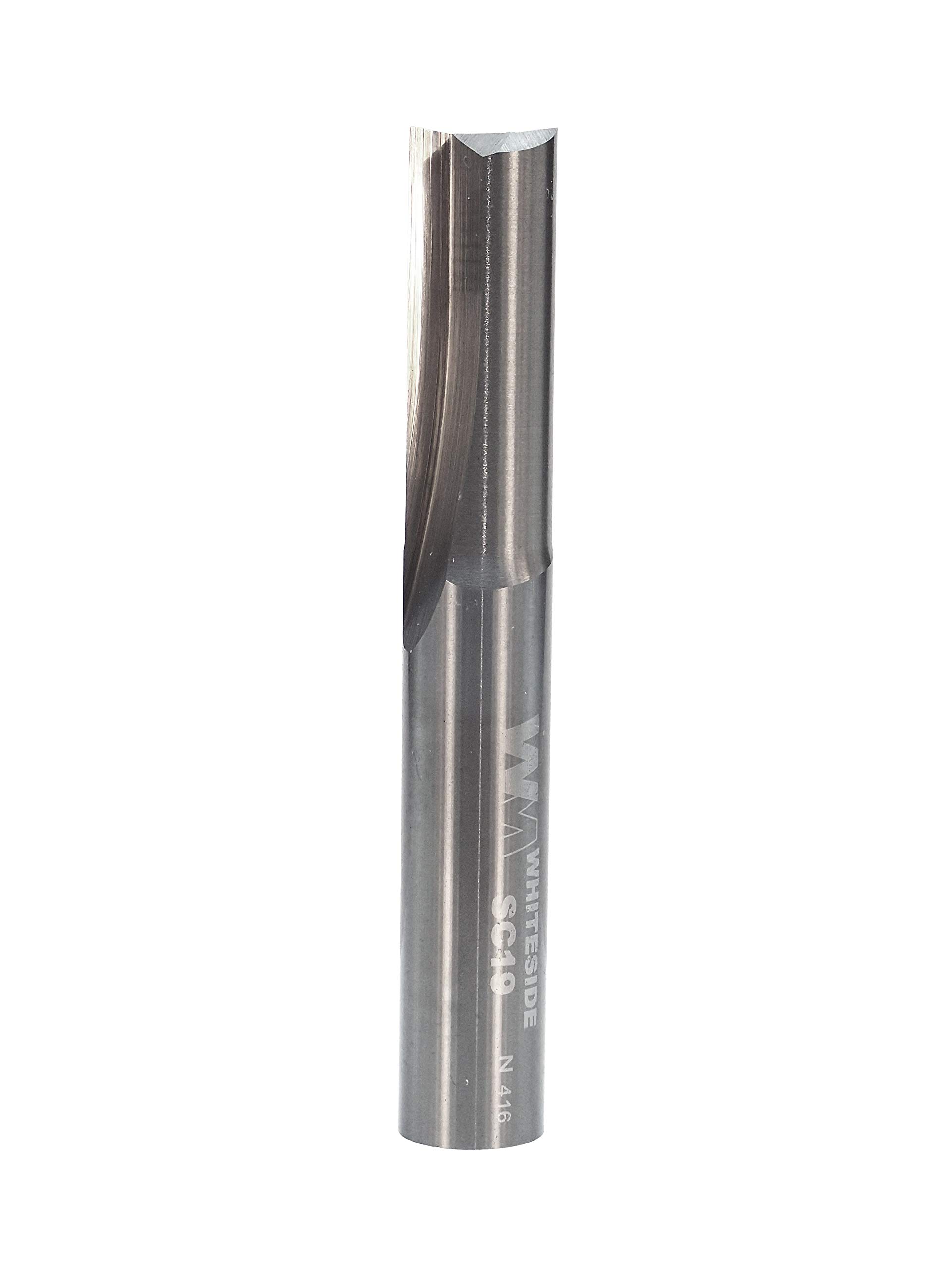Whiteside Router Bits SC19 Standard Straight Bit with Solid Carbide 3/8-Inch Cutting Diameter and 1-Inch Cutting Length