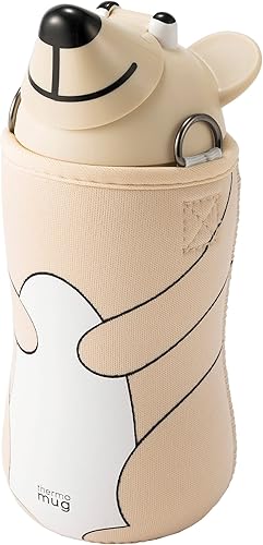 AB20-38 ANIMAL BOTTLE BEAR Sports Bottle, Animal Bottle, 12.8 fl oz (380 ml), Ivory disponible en Yaxa Venezuela