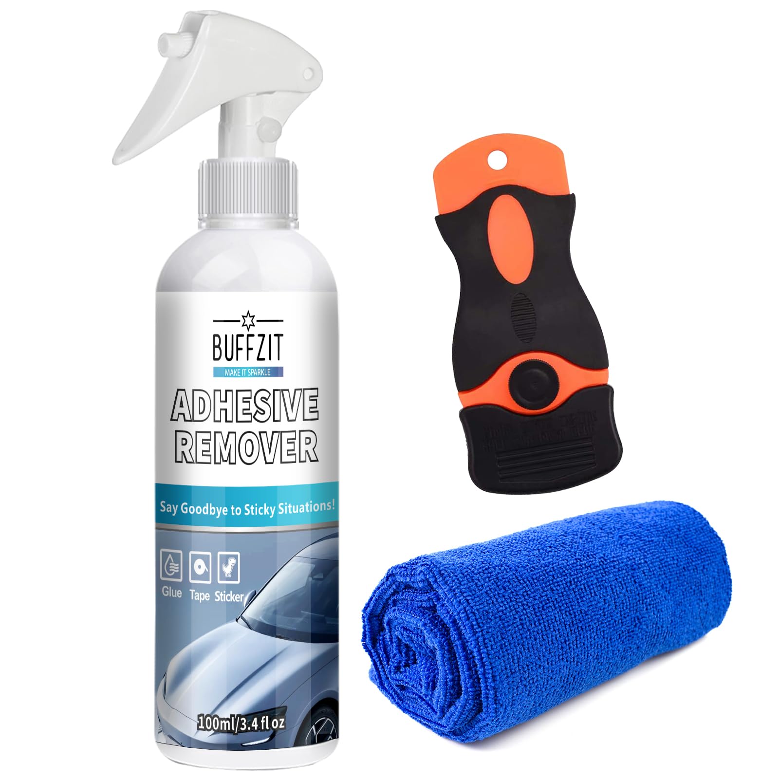 Car Adhesive Remover Spray Kit