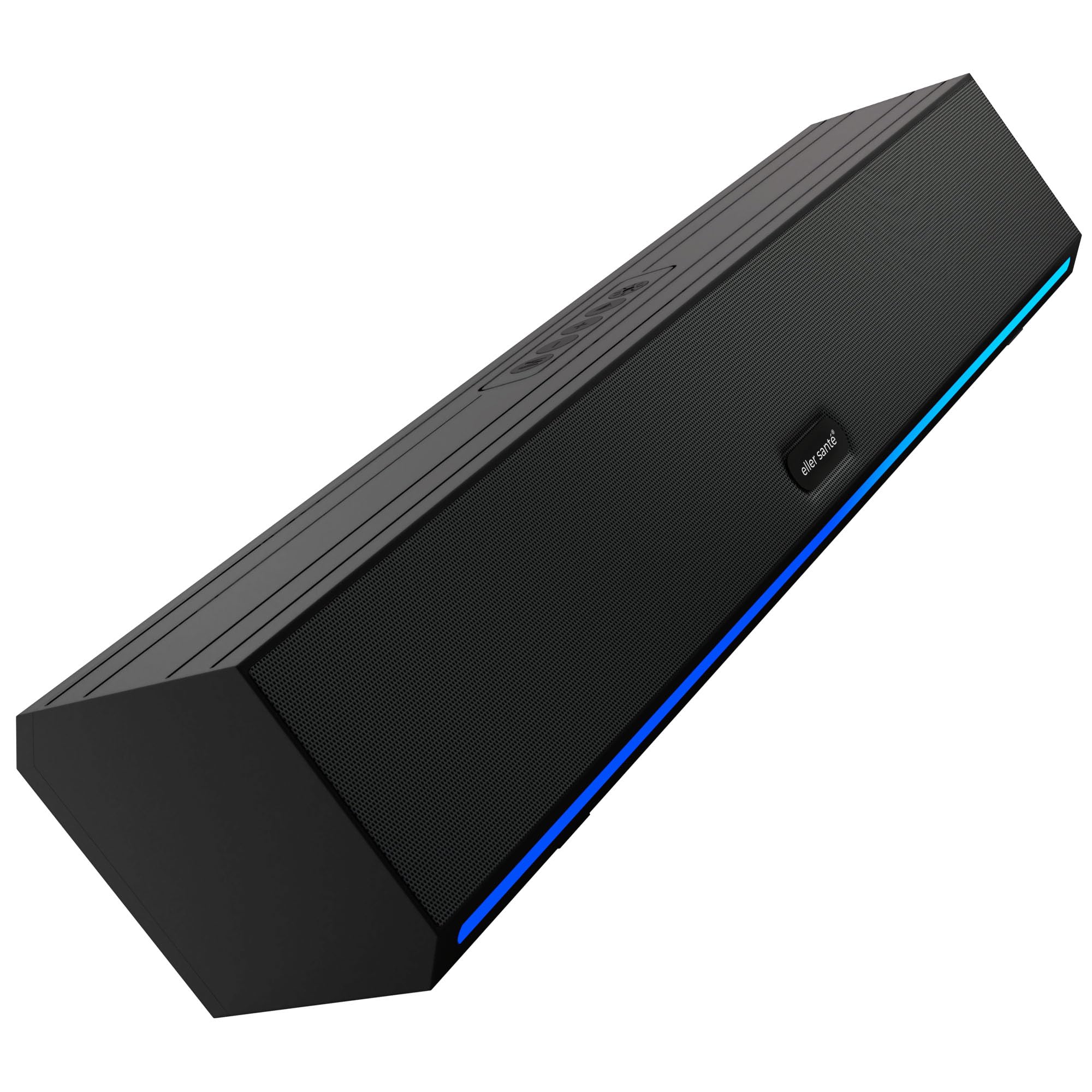 eller santé® 24w Wireless Bluetooth Soundbar Speaker with 2000mAh Battery Immersive Sound RGB LED Lights, TWS Connectivity, Aux, USB Playback, TF Card for Phone/TV/Laptop/Tablets- Black (B0D31DZ3S3) Amazon Price History, Amazon Price Tracker