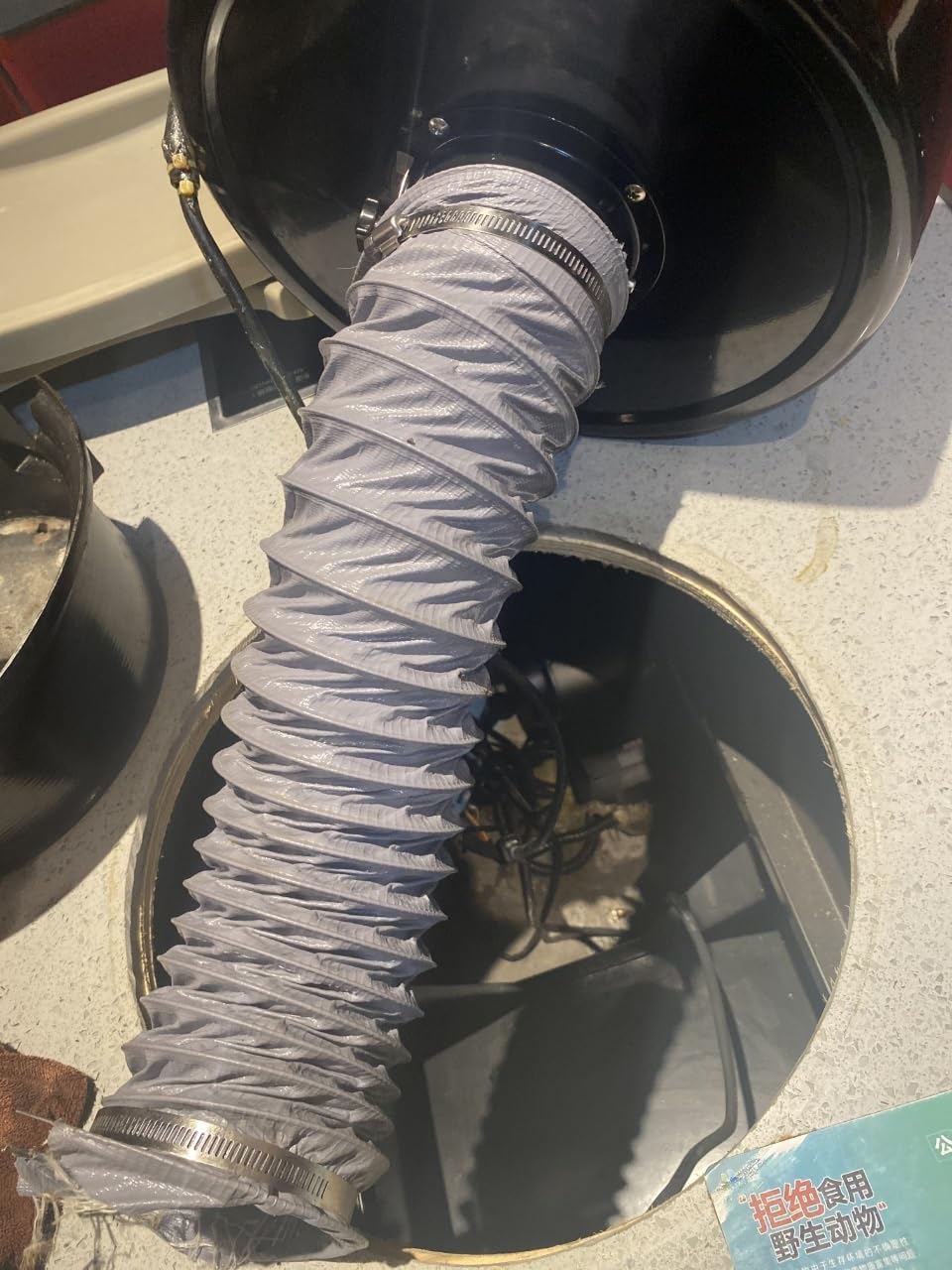 Tubo Flexible Tubo Secadora Manguera De Conducto De 100-150 Mm Aislada, Manguera Flexible Para Ventilación De Secadora, Manguera De Escape De Aire Acondicionado Portátil Universal Con Abrazadera, Mang