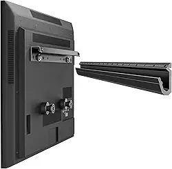 Suporte de parede de TV sem parafusos para drywall, sem gancho para 30 – 130 cm, suporte de TV sem broca, VESA Max 400 x 400, até 45 kg, perfil baixo, inclinação de 5°, sem danos, fácil instalação