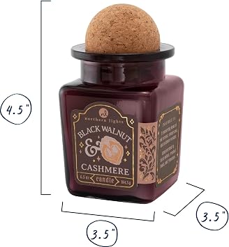 Northern Lights Candles - Curiosity - Black Walnut & Cashmere - 56072