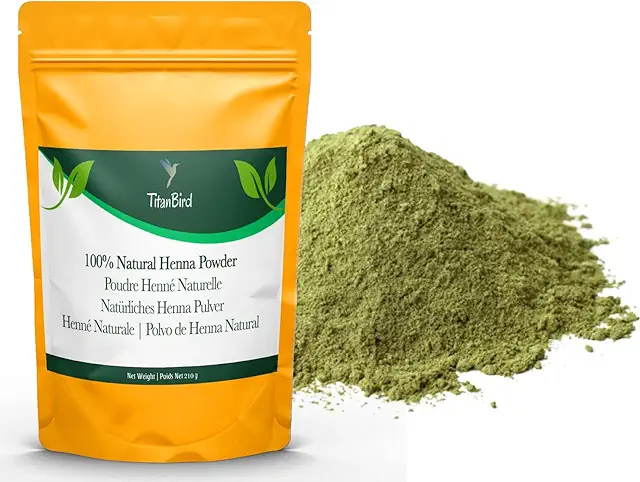 Henné en Poudre 200g - Coloration Naturelle Cheveux Roux Cuivré