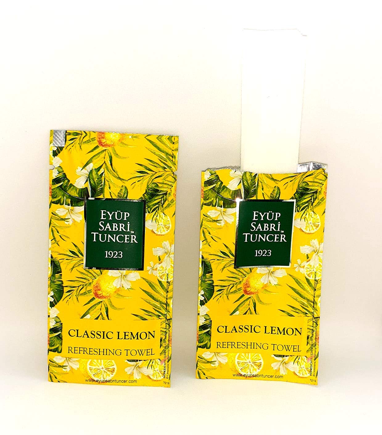 Eyüp Sabri Tuncer Kolonyalı Mendil Klasik Limon 150 Li Doypack Poşet 5X10 Küçük Boy 1 Paket