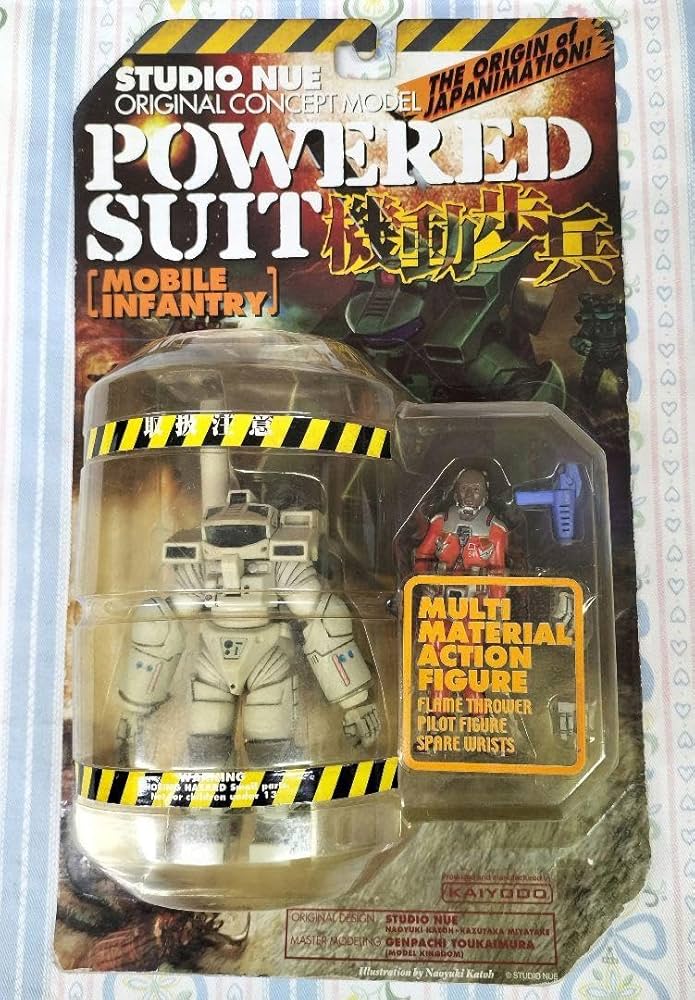 海洋堂 1/20 『宇宙の戦士』機動歩兵パワードスーツ組み立てキット　３個セット 海洋堂 1/20 『宇宙の戦士』機動歩兵パワードスーツ組み立て