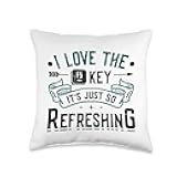 F5 Key Is So Refreshing Funny Informatics Web Designer Throw Pillow