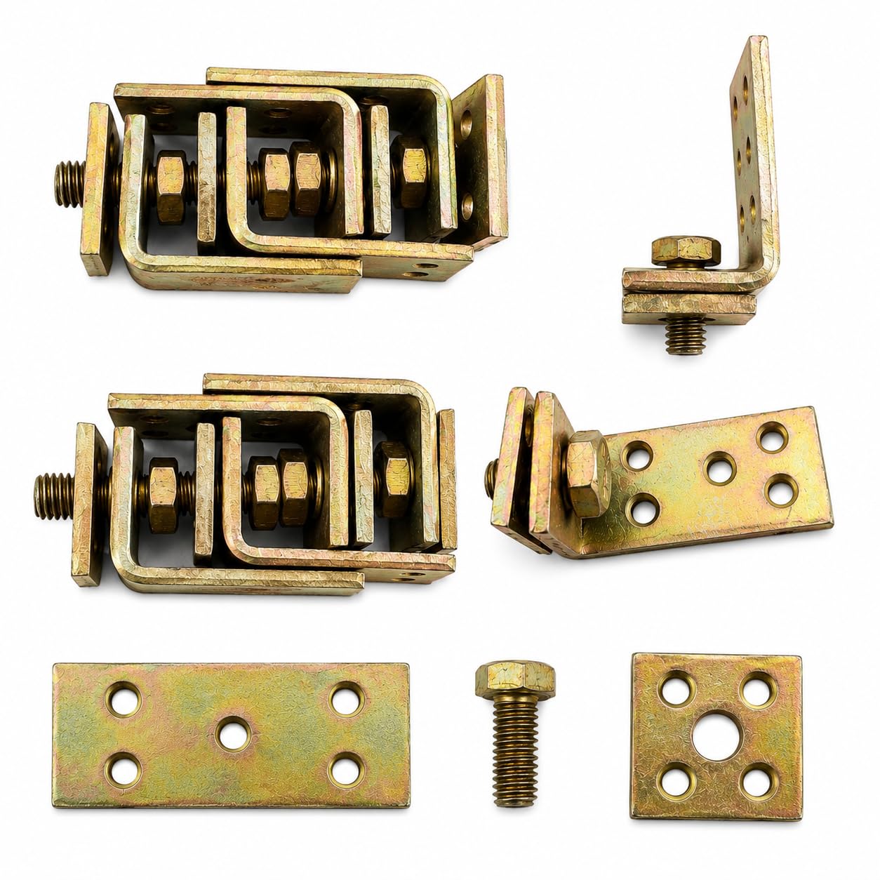 Bed Rail L Brackets Bed Socket ,Bed Clamp 6MM Heavy Duty for Joining Woods, Bed Frame Hardware, 4 Sets-image-34
