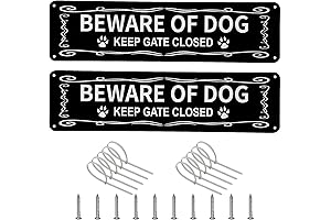 Beware of Dog Signs for Fence Funny
