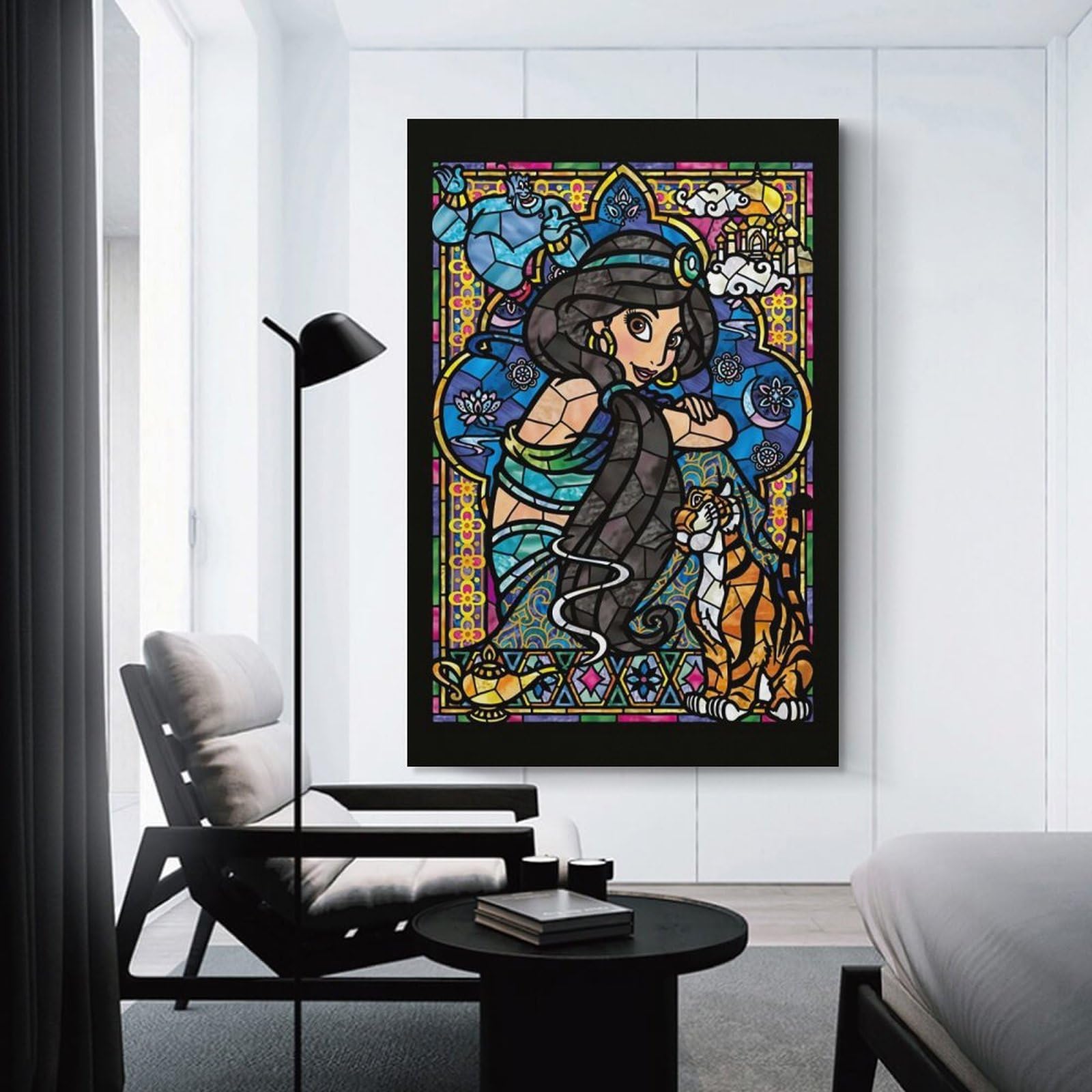 Amazon.co.jp: アラジン ジャスミン アートポスター 飾り絵 かわいい