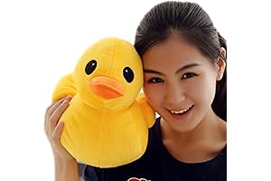 Plush Duck Yellow: Sofa Decor for Kids