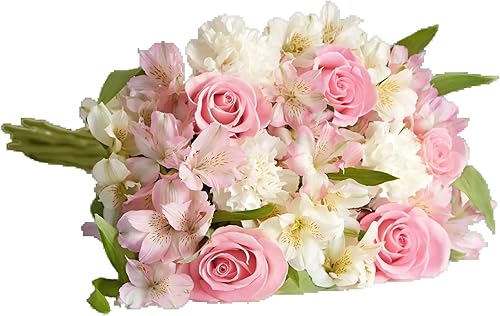 1800 Flowers  Ramo mixto rosa individual (solo bouquet)  Flores frescas para entrega  Regalo para aniversario, cumpleaños, felicitaciones,