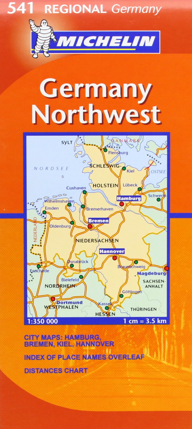 Mapa Regional Germany Northwest: No. 541 (Mapas National)