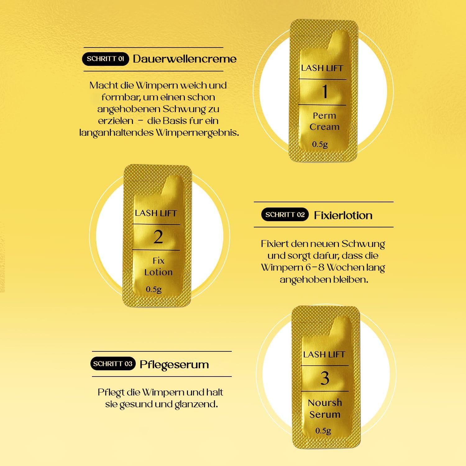 AYASAL Wimpernlifting Set: Koreanische Formel für Wimpern Lifting, Lash Lifting – Schonendes, Thio-freies Wimpernlifting Set mit detaillierter Anleitung für den Heimgebrauch