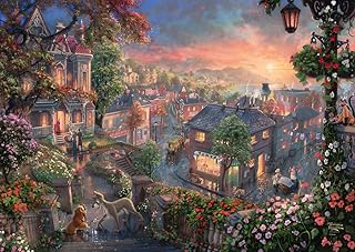Comprar Schmidt Thomas Kinkade: Disney - Lady and The Tramp Jigsaw Puzzle (1000-Piece)