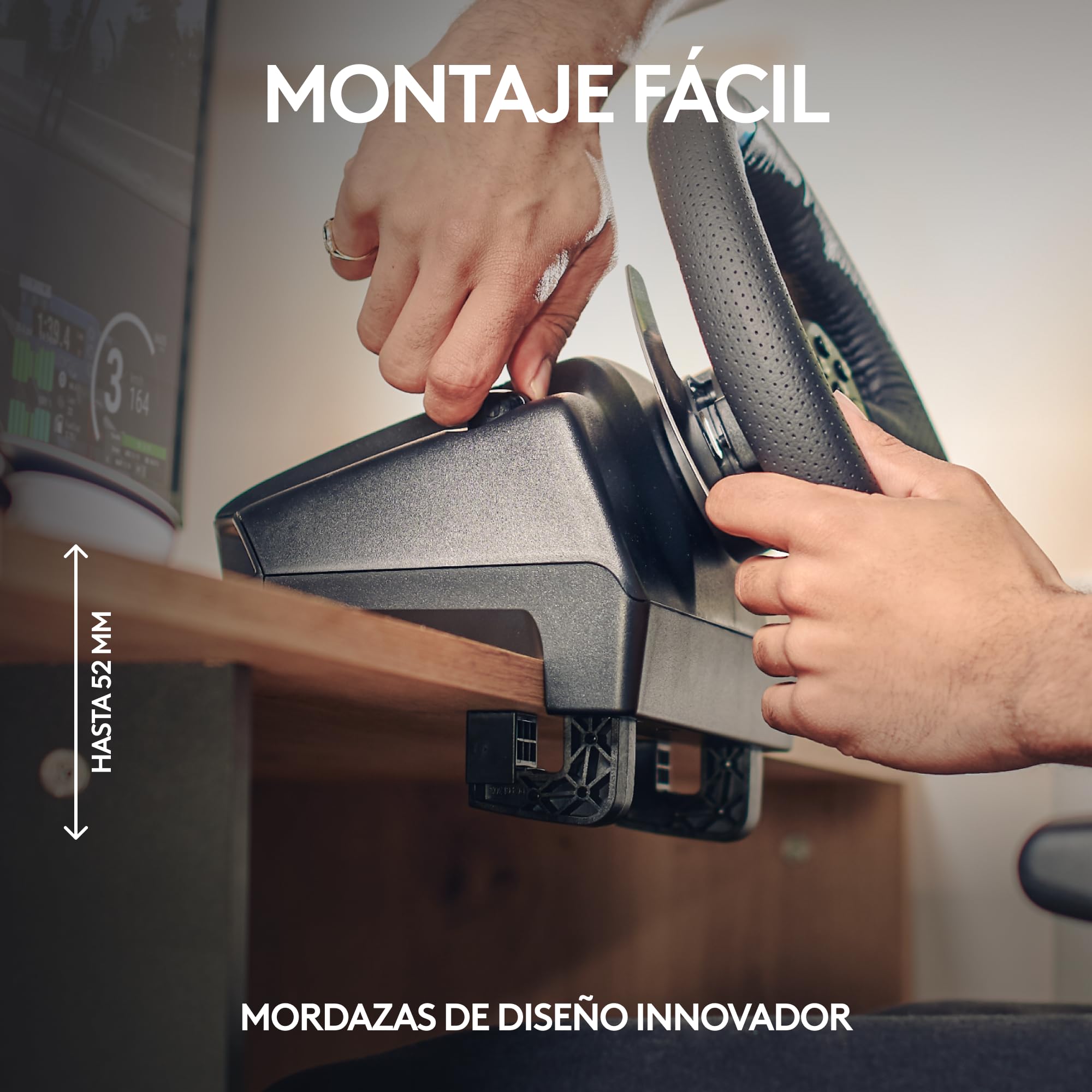 Logitech G G29 Driving Force Racing Wheel and Floor Pedals, Enchufe británico - Negro
