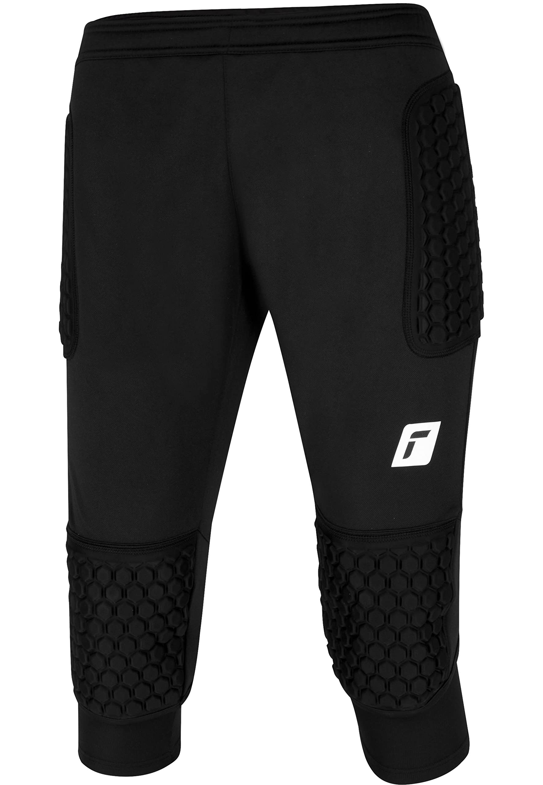 Reusch Goalkeeper Contest 3/4 Short Advance Junior - Dziecięce spodnie bramkarskie piłkarskie, wyściełane Chłopcy
