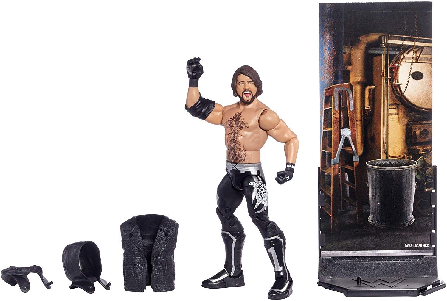 Mattel Personaggio Aj Styles, Colore Nero, DXJ31