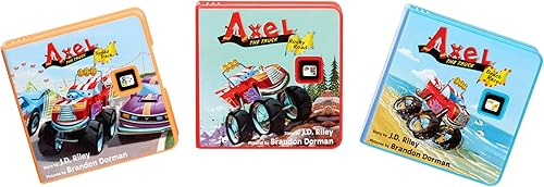 Miniatura 5 de Little Tikes Story Dream Machine Axel The Truck Story Collection, Storytime, libros, HarperCollins, personaje de reproducción de audio, regalo y