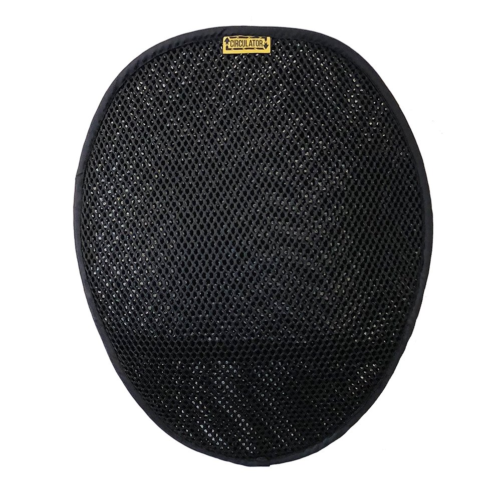 Skwoosh Motorcycle Circulator Pad for Long Ride Cool air Ventilation and Comfort with Non-Skid Bottom and Elastic Strap Attachment